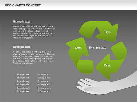 에코 차트 개념, 슬라이드 12, 00908, 비즈니스 모델 — PoweredTemplate.com