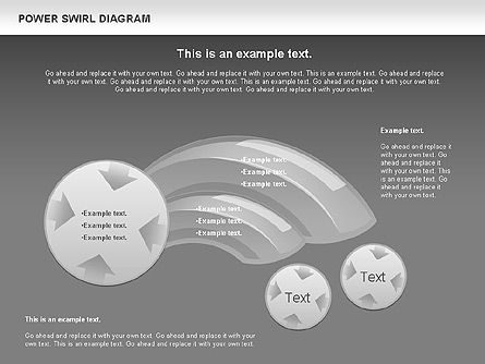 Power Swirl Diagram, Slide 15, 00911, Business Models — PoweredTemplate.com