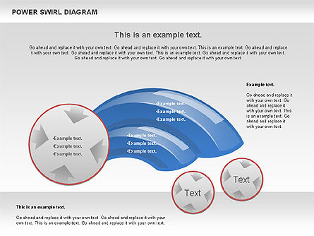 Diagrama do redemoinho de poder, Deslizar 6, 00911, Modelos de Negócio — PoweredTemplate.com