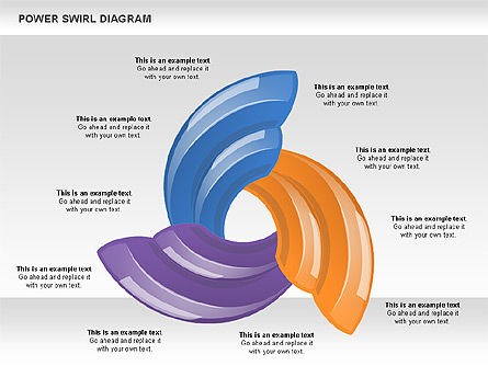 Power Swirl Diagram, Slide 8, 00911, Business Models — PoweredTemplate.com