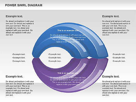 Power Swirl Diagram, Slide 9, 00911, Business Models — PoweredTemplate.com