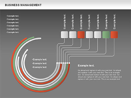 Diagramme de gestion d'entreprise, Diapositive 12, 00912, Modèles commerciaux — PoweredTemplate.com
