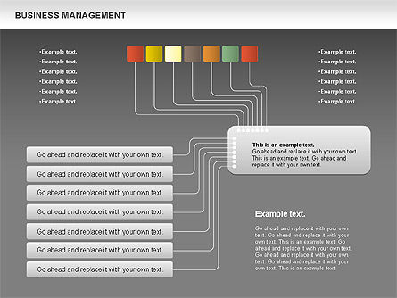 Diagramme de gestion d'entreprise, Diapositive 13, 00912, Modèles commerciaux — PoweredTemplate.com