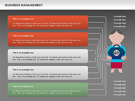 Diagramme de gestion d'entreprise, Diapositive 14, 00912, Modèles commerciaux — PoweredTemplate.com
