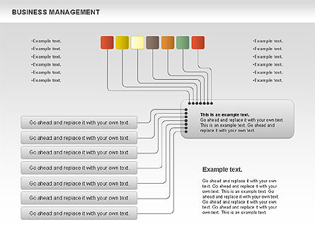 Diagramme de gestion d'entreprise, Diapositive 2, 00912, Modèles commerciaux — PoweredTemplate.com