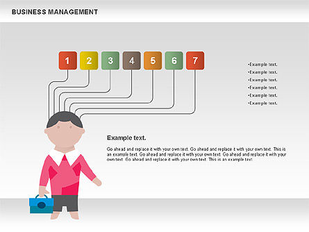 Diagramme de gestion d'entreprise, Diapositive 5, 00912, Modèles commerciaux — PoweredTemplate.com
