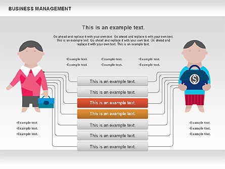 Diagramme de gestion d'entreprise, Diapositive 9, 00912, Modèles commerciaux — PoweredTemplate.com
