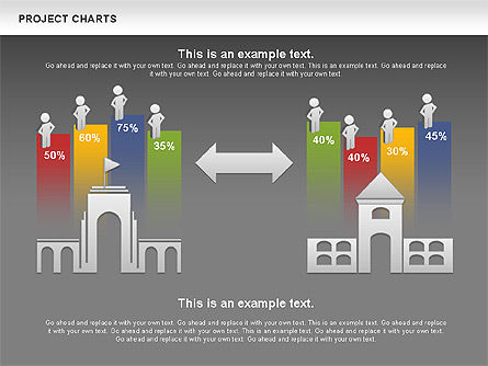 프로젝트 차트 컬렉션, 슬라이드 14, 00913, 비즈니스 모델 — PoweredTemplate.com