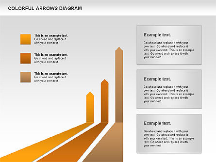 Color Arrows Diagram, Slide 2, 00915, Shapes — PoweredTemplate.com