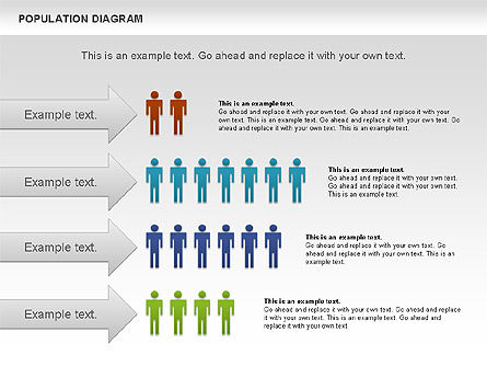 Diagrama de Población, Diapositiva 4, 00918, Modelos de negocios — PoweredTemplate.com