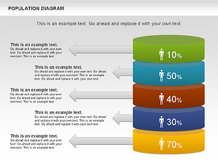 Diagrama de Población, Diapositiva 6, 00918, Modelos de negocios — PoweredTemplate.com