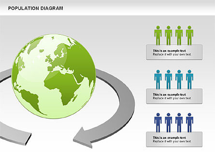Diagrama de Población, Diapositiva 9, 00918, Modelos de negocios — PoweredTemplate.com