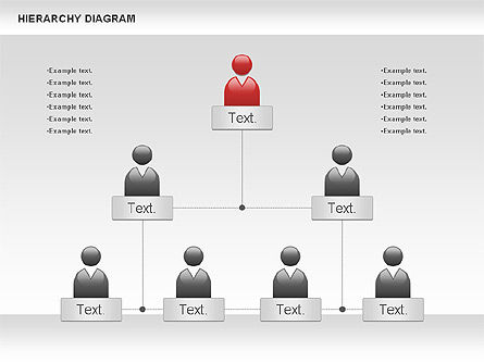 Diagram Hirarki, Slide 10, 00919, Model Bisnis — PoweredTemplate.com