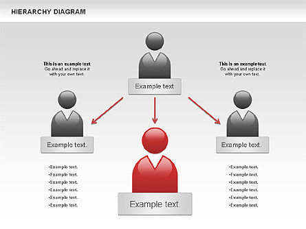 Hierarchy diagrama, Deslizar 2, 00919, Modelos de Negócio — PoweredTemplate.com