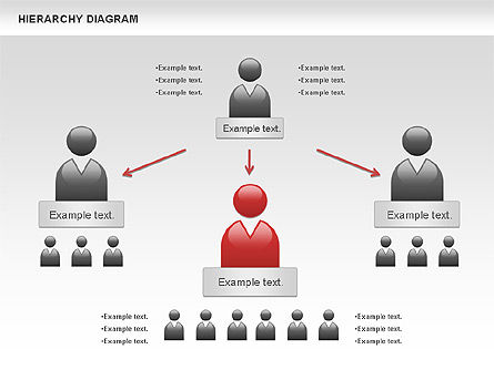 Hierarchy Diagram, Slide 3, 00919, Business Models — PoweredTemplate.com