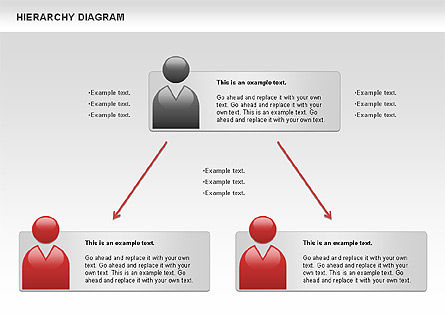 Hierarchy diagrama, Deslizar 4, 00919, Modelos de Negócio — PoweredTemplate.com