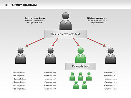 Diagrama de jerarquía, Diapositiva 7, 00919, Modelos de negocios — PoweredTemplate.com