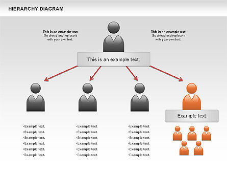Diagrama de jerarquía, Diapositiva 8, 00919, Modelos de negocios — PoweredTemplate.com