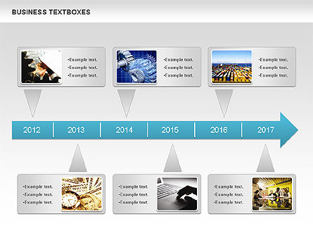 Boîtes de texte d'affaires, Diapositive 5, 00920, Boîtes de texte — PoweredTemplate.com