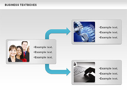 Boîtes de texte d'affaires, Diapositive 8, 00920, Boîtes de texte — PoweredTemplate.com
