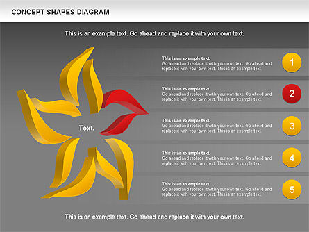 Free Concept Shapes, Slide 15, 00921, Shapes — PoweredTemplate.com