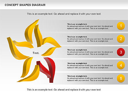 Free Concept Shapes, Slide 6, 00921, Shapes — PoweredTemplate.com