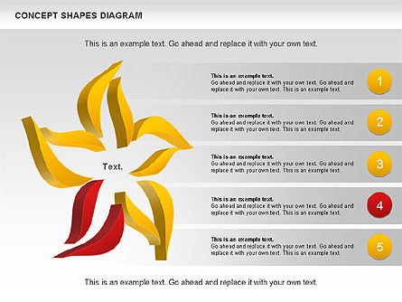Free Concept Shapes, Slide 7, 00921, Shapes — PoweredTemplate.com