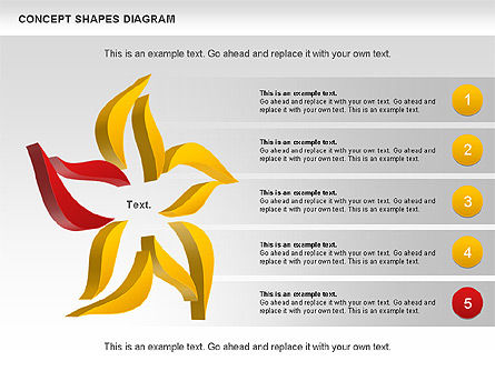 Free Concept Shapes, Slide 8, 00921, Shapes — PoweredTemplate.com