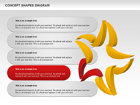 Free Concept Shapes, Slide 9, 00921, Shapes — PoweredTemplate.com
