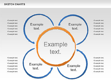 Gráficos de bosquejo, Diapositiva 12, 00923, Modelos de negocios — PoweredTemplate.com