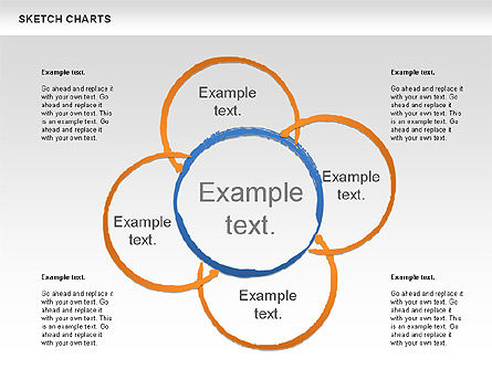 Gráficos de bosquejo, Diapositiva 14, 00923, Modelos de negocios — PoweredTemplate.com