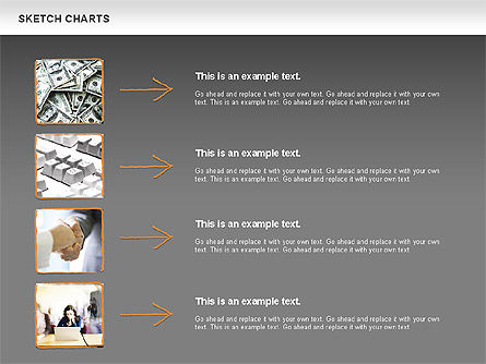 Gráficos de bosquejo, Diapositiva 19, 00923, Modelos de negocios — PoweredTemplate.com