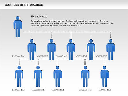 Diagram Staf Bisnis, Slide 10, 00924, Model Bisnis — PoweredTemplate.com