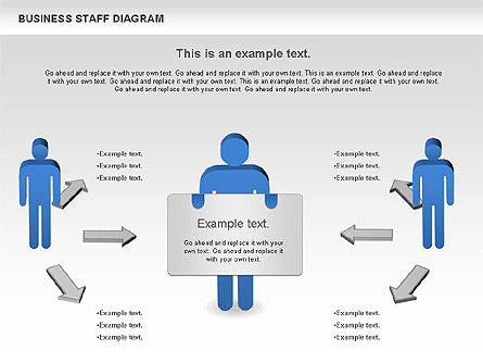 Diagrama del personal de negocios, Diapositiva 5, 00924, Modelos de negocios — PoweredTemplate.com