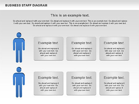 Diagrama del personal de negocios, Diapositiva 6, 00924, Modelos de negocios — PoweredTemplate.com