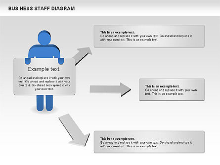Business Staff Diagram, Slide 9, 00924, Business Models — PoweredTemplate.com