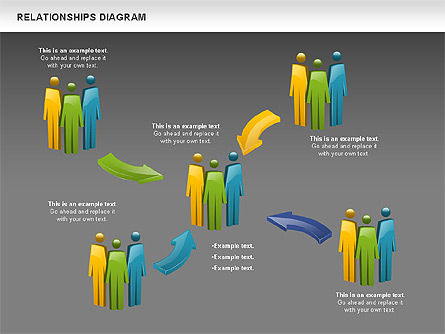 Relaciones con las personas, Diapositiva 15, 00926, Diagramas de proceso — PoweredTemplate.com