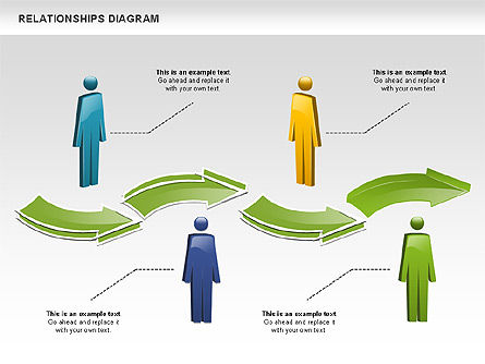 Hubungan Orang, Slide 5, 00926, Diagram Proses — PoweredTemplate.com
