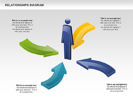 사람들 관계, 슬라이드 9, 00926, 프로세스 도표 — PoweredTemplate.com