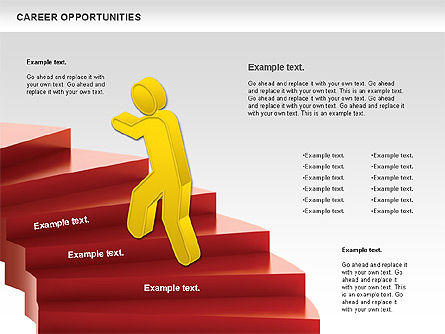 Career Building Diagram, PowerPoint Template, 00928, Business Models — PoweredTemplate.com