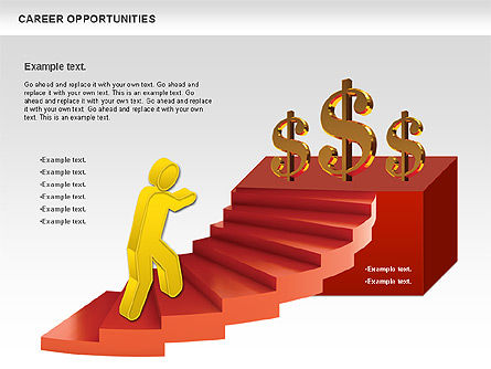 Career Building Diagram, Slide 10, 00928, Business Models — PoweredTemplate.com