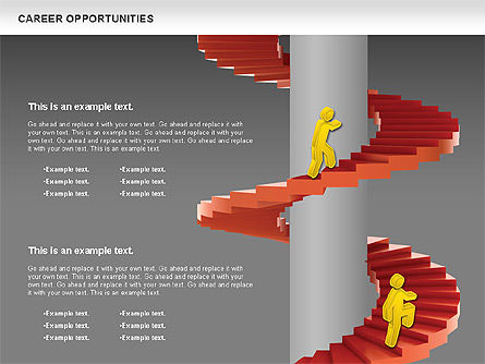 Career Building Diagram, Slide 12, 00928, Business Models — PoweredTemplate.com