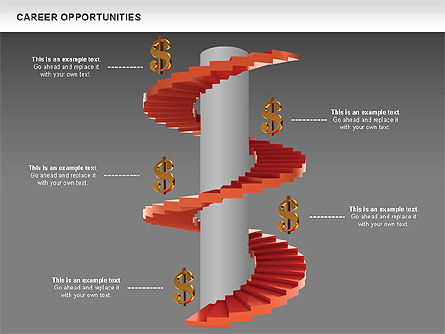 Career Building Diagram, Slide 13, 00928, Business Models — PoweredTemplate.com