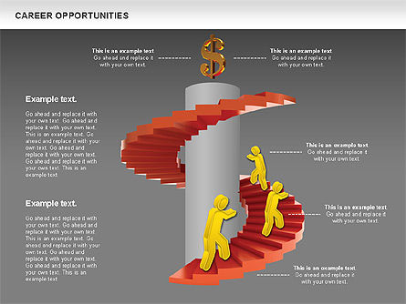 Career Building Diagram, Slide 14, 00928, Business Models — PoweredTemplate.com