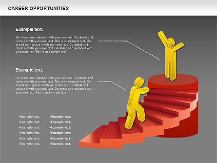 Career Building Diagram, Slide 15, 00928, Business Models — PoweredTemplate.com