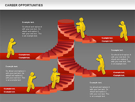 Career Building Diagram, Slide 16, 00928, Business Models — PoweredTemplate.com