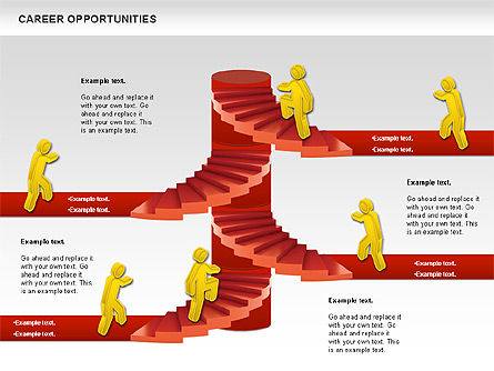 Career Building Diagram, Slide 6, 00928, Business Models — PoweredTemplate.com