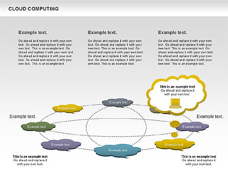 Cloud-Computing-Diagramm, Folie 10, 00930, Business Modelle — PoweredTemplate.com