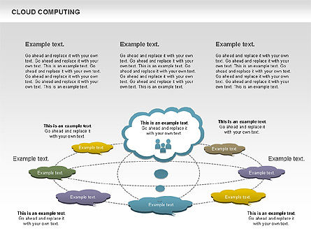 Diagramme de calcul en nuage, Diapositive 11, 00930, Modèles commerciaux — PoweredTemplate.com