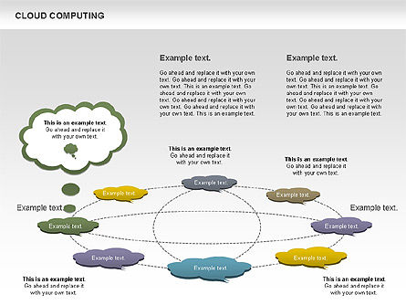 Cloud diagram, Dia 13, 00930, Businessmodellen — PoweredTemplate.com